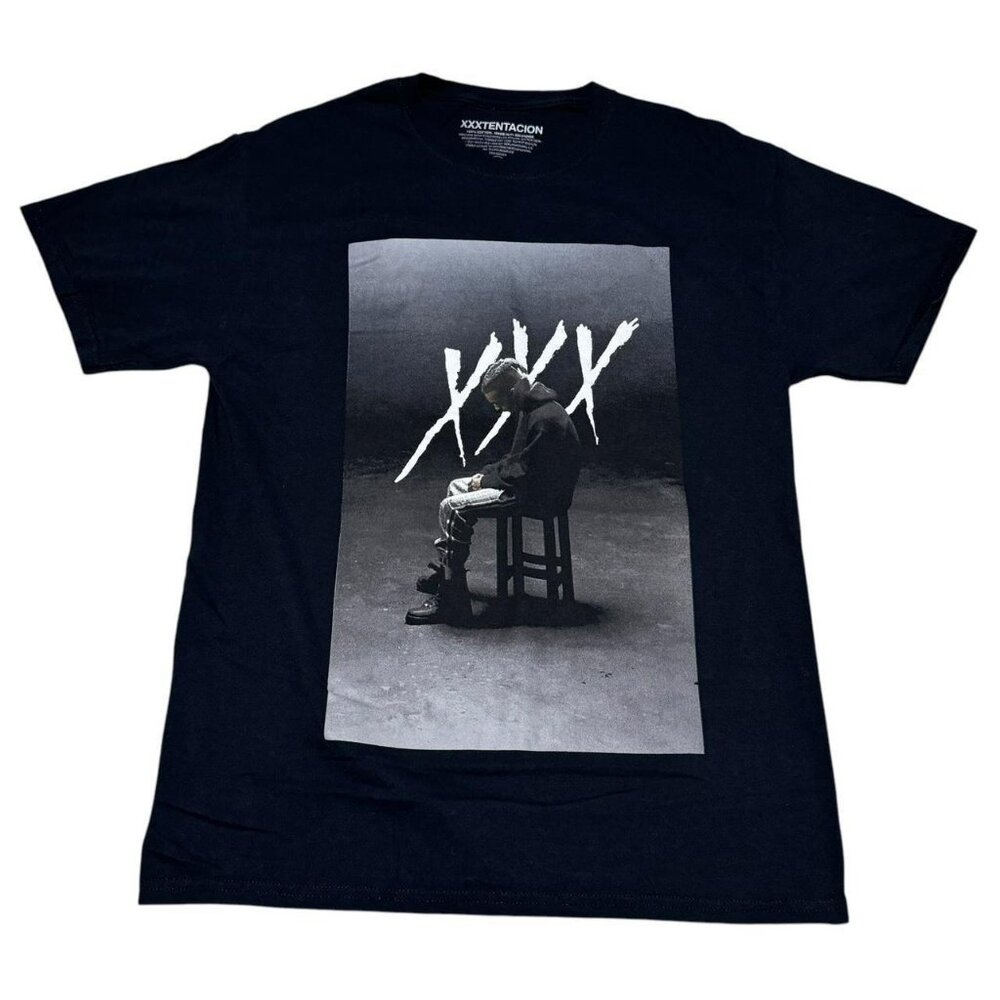 XXXTENTACION Portrait Chair Rap Hip Hop Music Band‎ Shirt Adult Medium